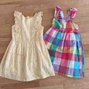 2 gap kids girls dresses-perfect condition